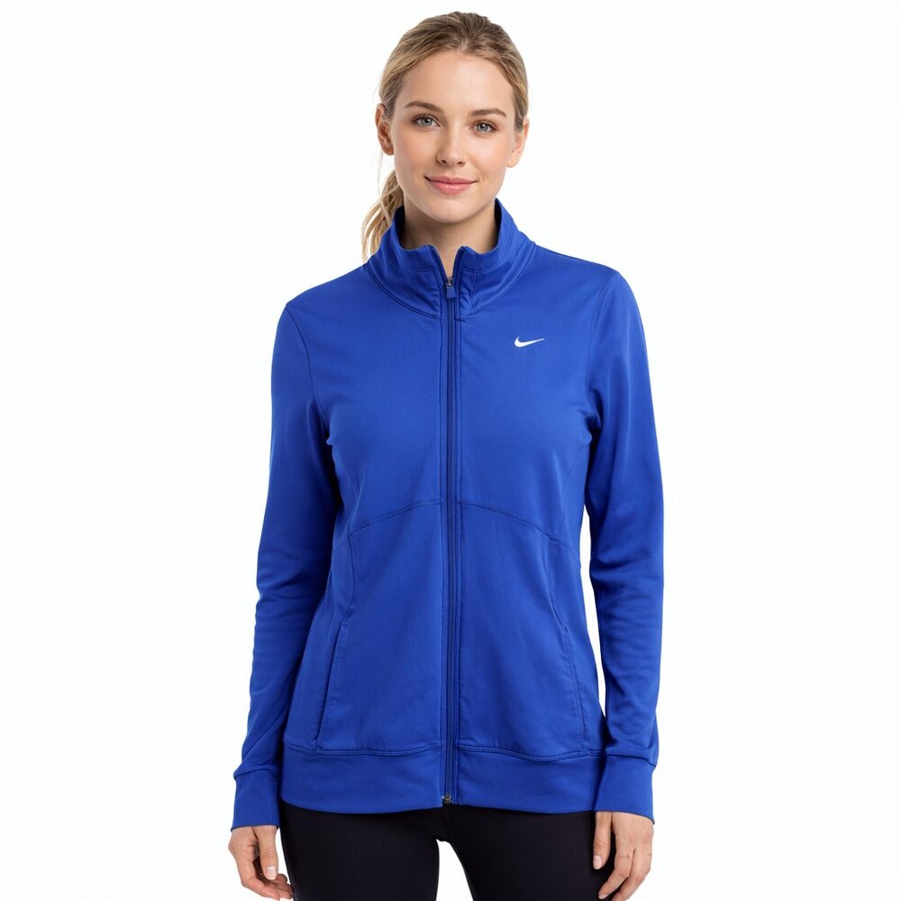 Nike Dri-FIT Royal Blue Full Zip Track Jacket Women's S
